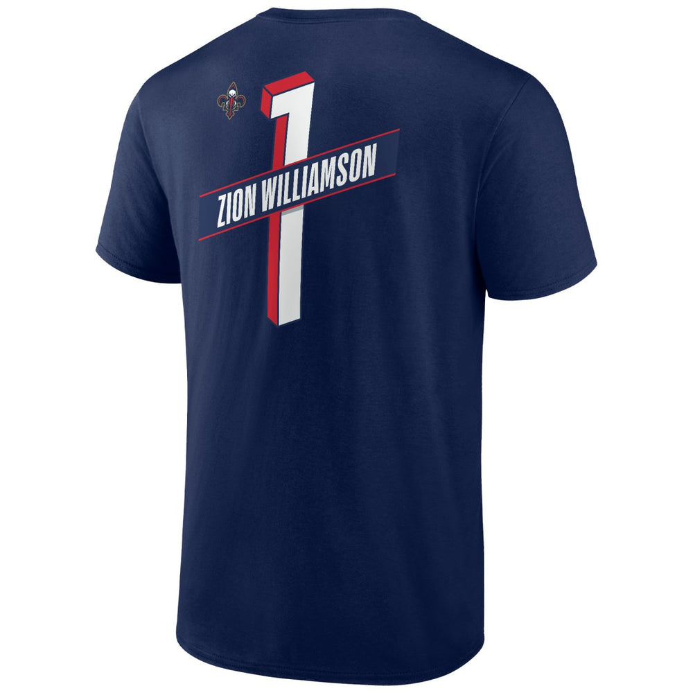 Zion Williamson New Orleans Pelicans Full-Court Press Name & Number T-Shirt - Navy cheap