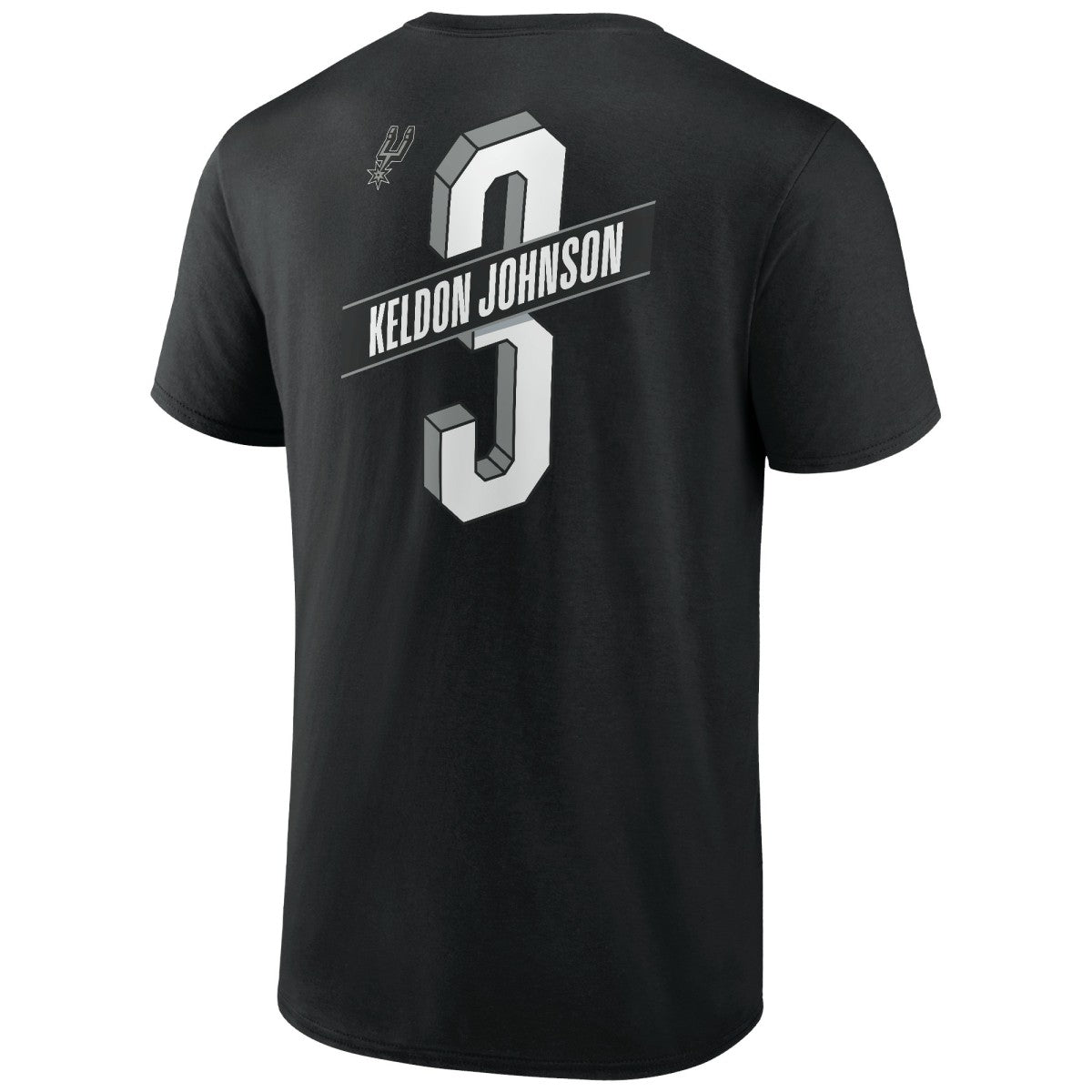 Keldon Johnson San Antonio Spurs Full-Court Press Name & Number T-Shirt - Black shop
