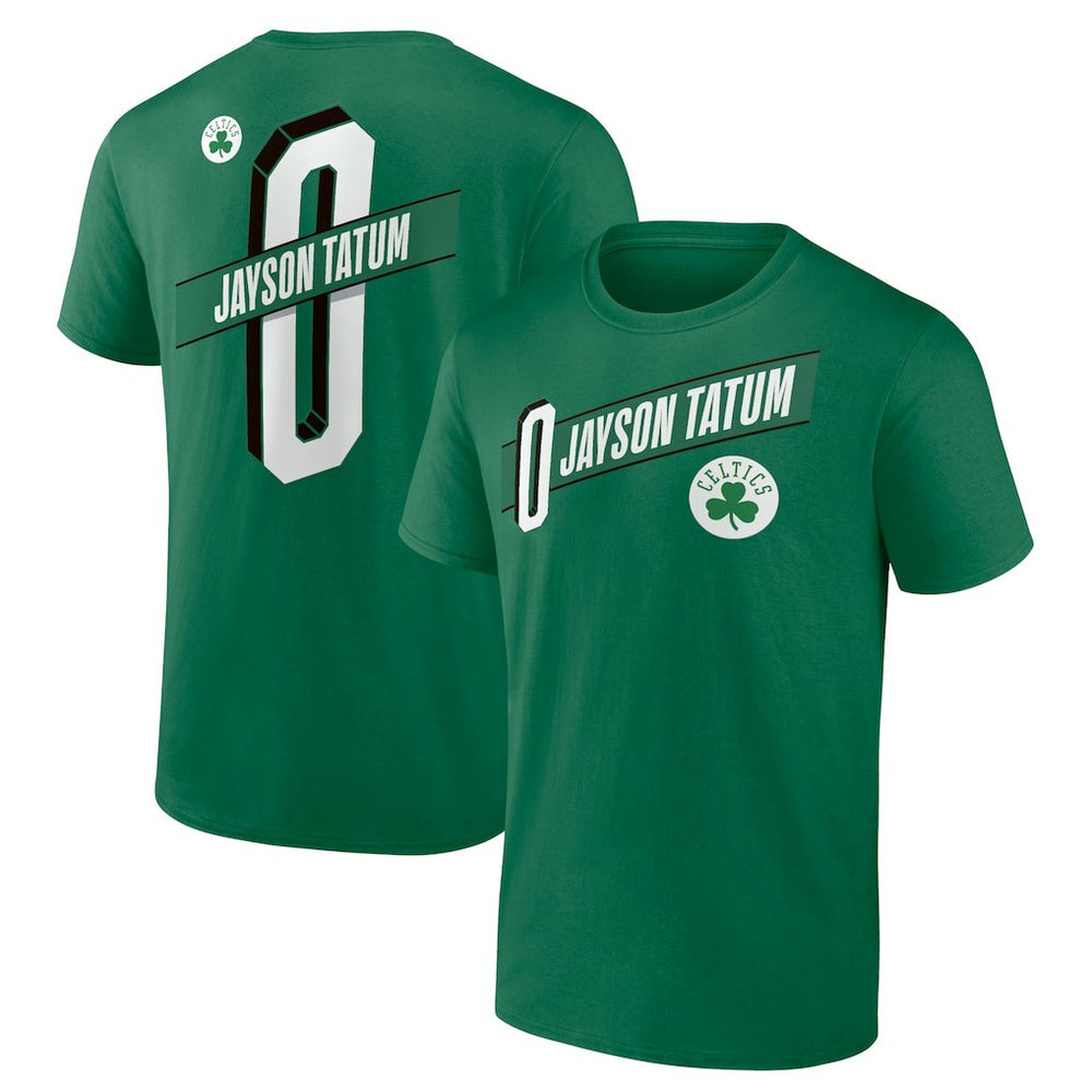 Jayson Tatum Boston Celtics Full-Court Press Name & Number T-Shirt - Green shop