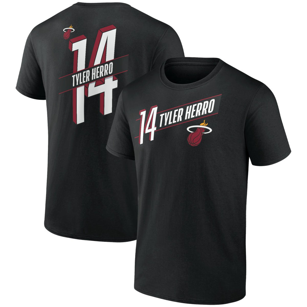 Tyler Herro Miami Heat Full-Court Press Name & Number T-Shirt - Black outlet