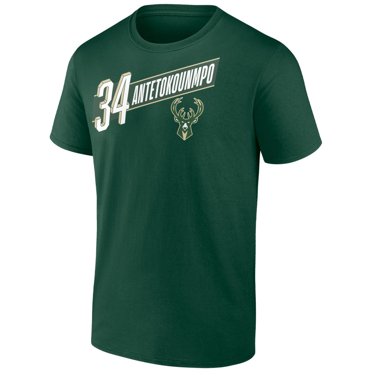 Giannis Antetokounmpo Milwaukee Bucks Full-Court Press Name & Number T-Shirt - Green on sale