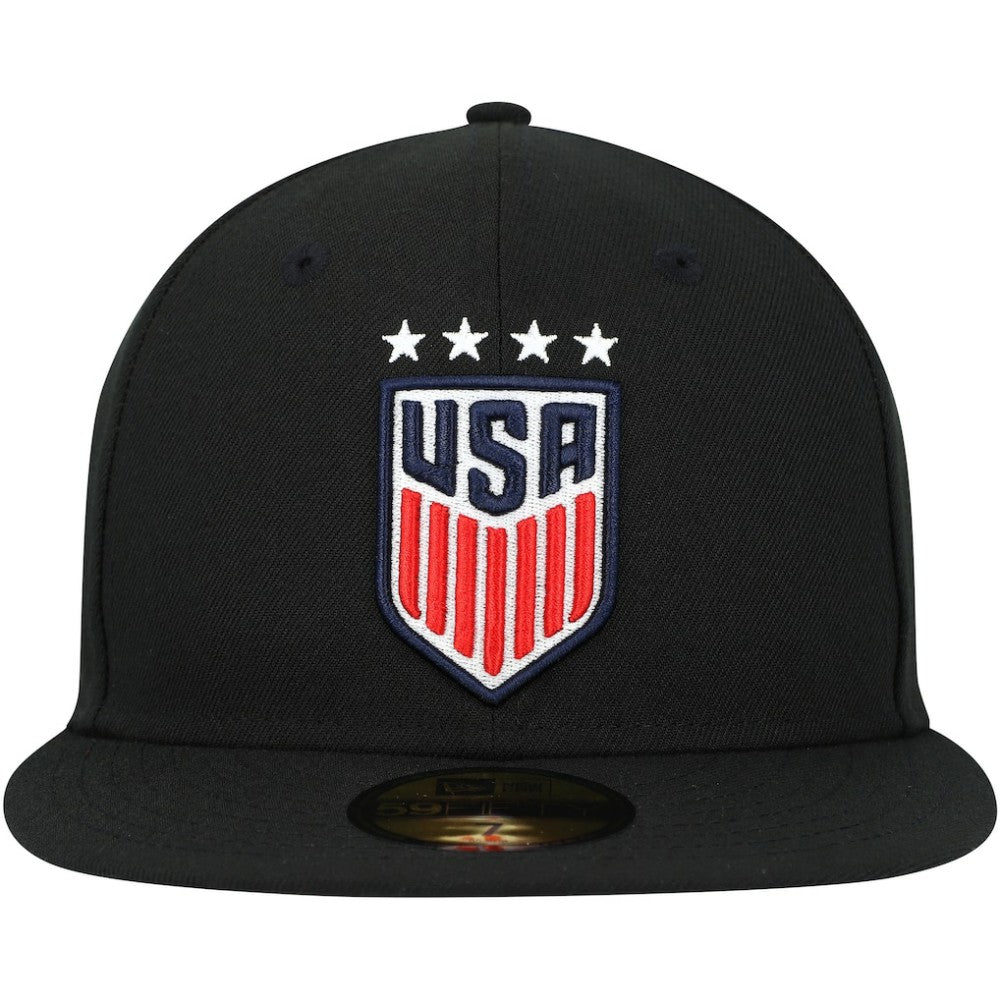 USWNT New Era Team Basic 59FIFTY Fitted Hat - Black | New Era for sale