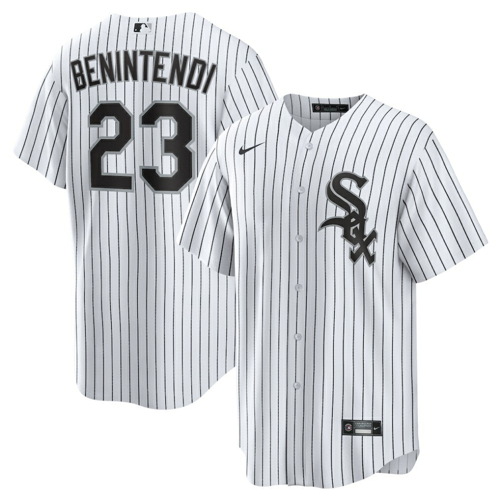 Andrew Benintendi Chicago White Sox Home Official Player Jersey - White/Black | Nike