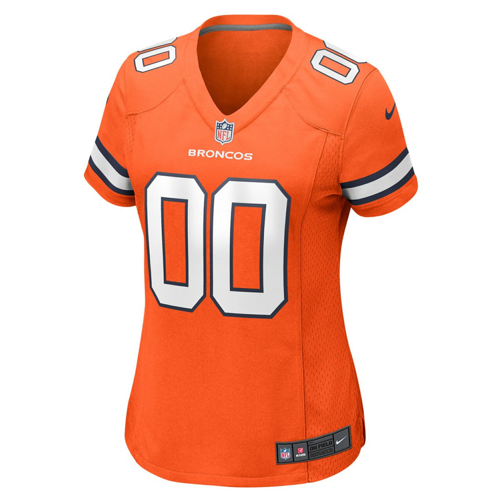 Denver Broncos Women's Alternate Custom Game Jersey - Orange | Nike discount