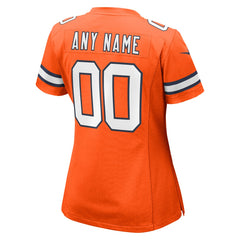 Denver Broncos Women's Alternate Custom Game Jersey - Orange | Nike discount
