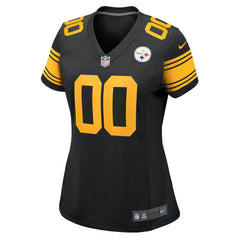 Pittsburgh Steelers Women's Alternate Custom Game Jersey - Black | Nike on sale