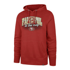 San Francisco 49ers '47 Regional Headline Pullover Hoodie - Scarlet on sale