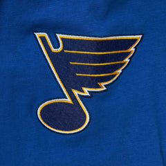 St. Louis Blues Mitchell & Ness Legendary Slub Hoodie Long Sleeve T-Shirt Blue