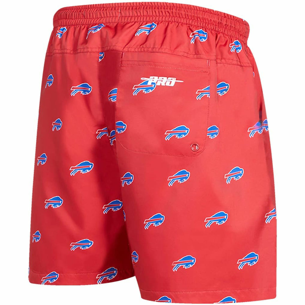 Buffalo Bills Pro Standard Allover Print Mini Logo Shorts - Red sale