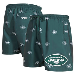 New York Jets Pro Standard Allover Print Mini Logo Shorts - Green outlet