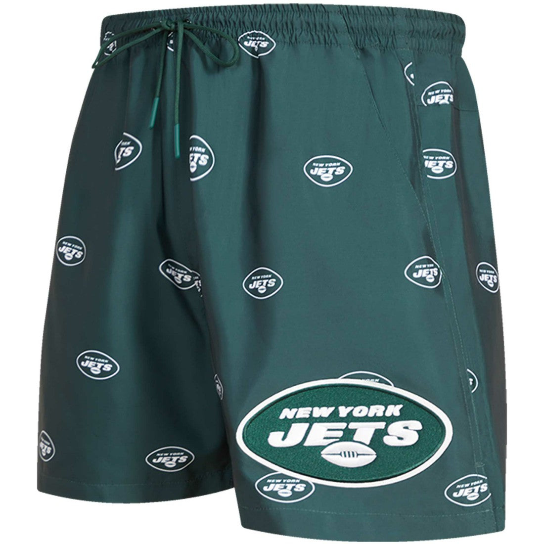 New York Jets Pro Standard Allover Print Mini Logo Shorts - Green outlet