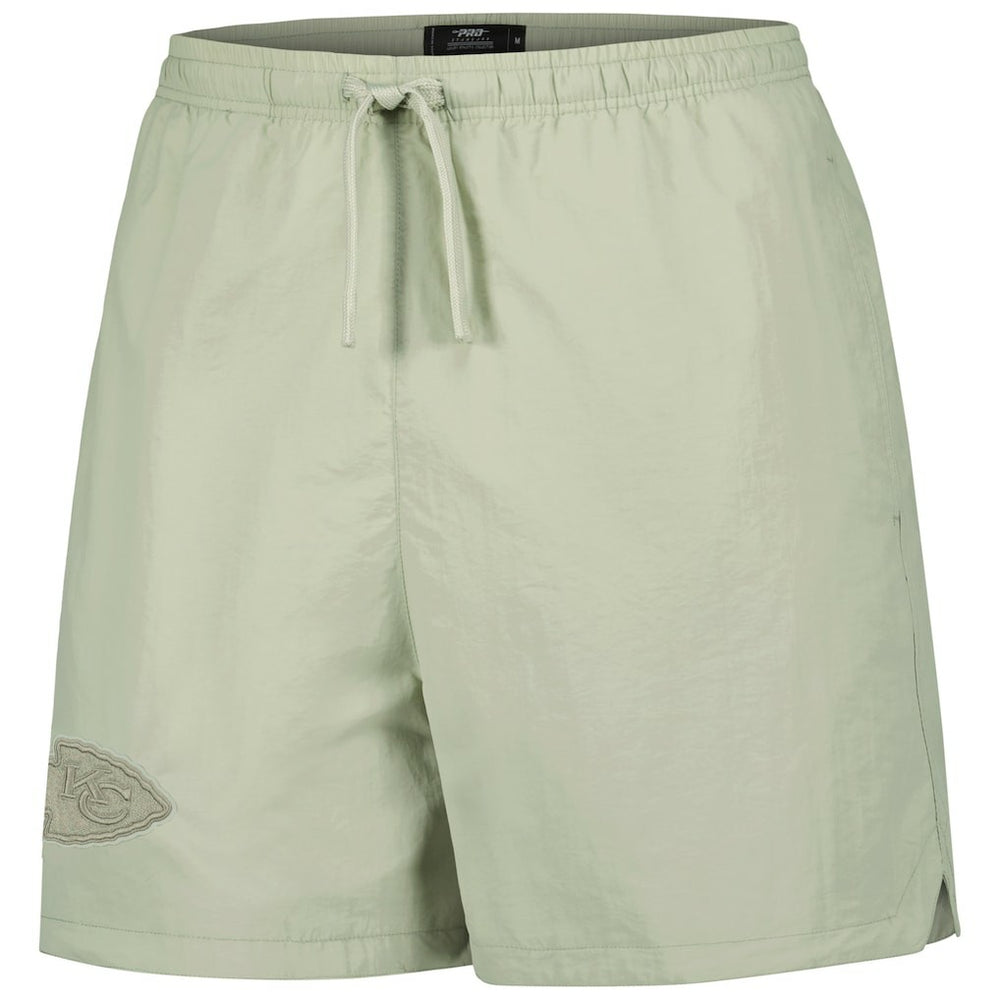 Kansas City Chiefs Pro Standard Neutrals 2.0 Woven Shorts - Light Green discount