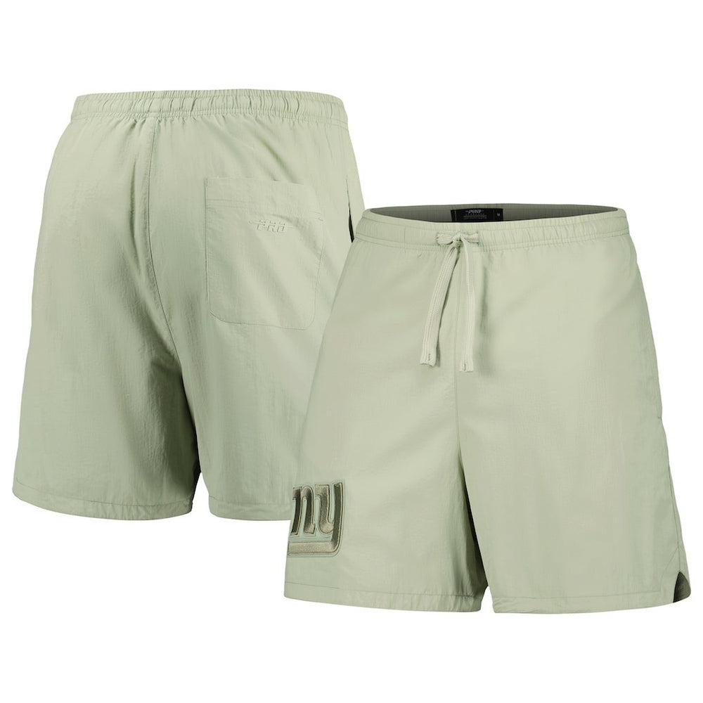 New York Giants Pro Standard Neutrals 2.0 Woven Shorts - Light Green discount