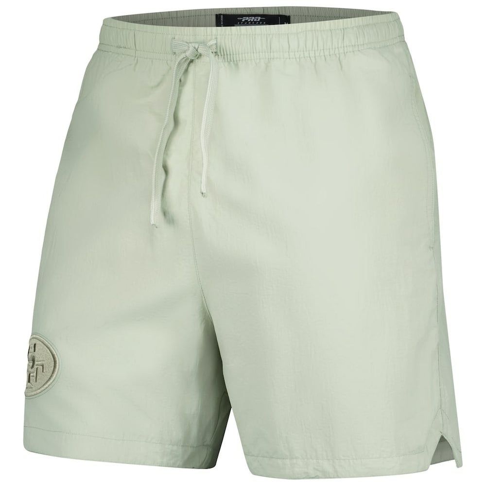 San Francisco 49ers Pro Standard Neutrals 2.0 Woven Shorts - Light Green online