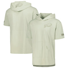 Buffalo Bills Pro Standard Neutrals Short Sleeve Pullover Hoodie - Light Green discount