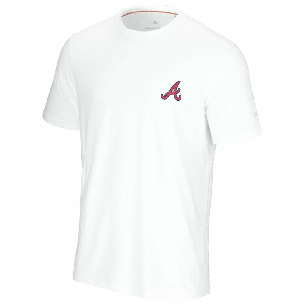 Atlanta Braves Tommy Bahama Playa Ball T-Shirt - White