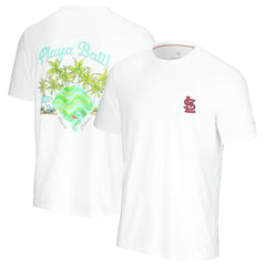 St. Louis Cardinals Tommy Bahama Playa Ball T-Shirt - White