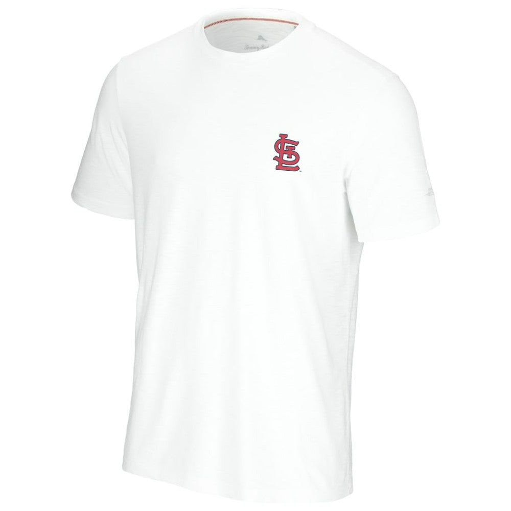 St. Louis Cardinals Tommy Bahama Playa Ball T-Shirt - White