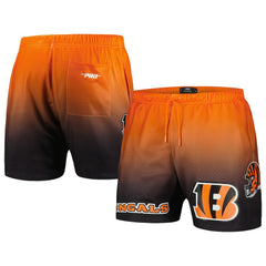 Cincinnati Bengals Pro Standard Ombre Mesh Shorts - Black/Orange outlet