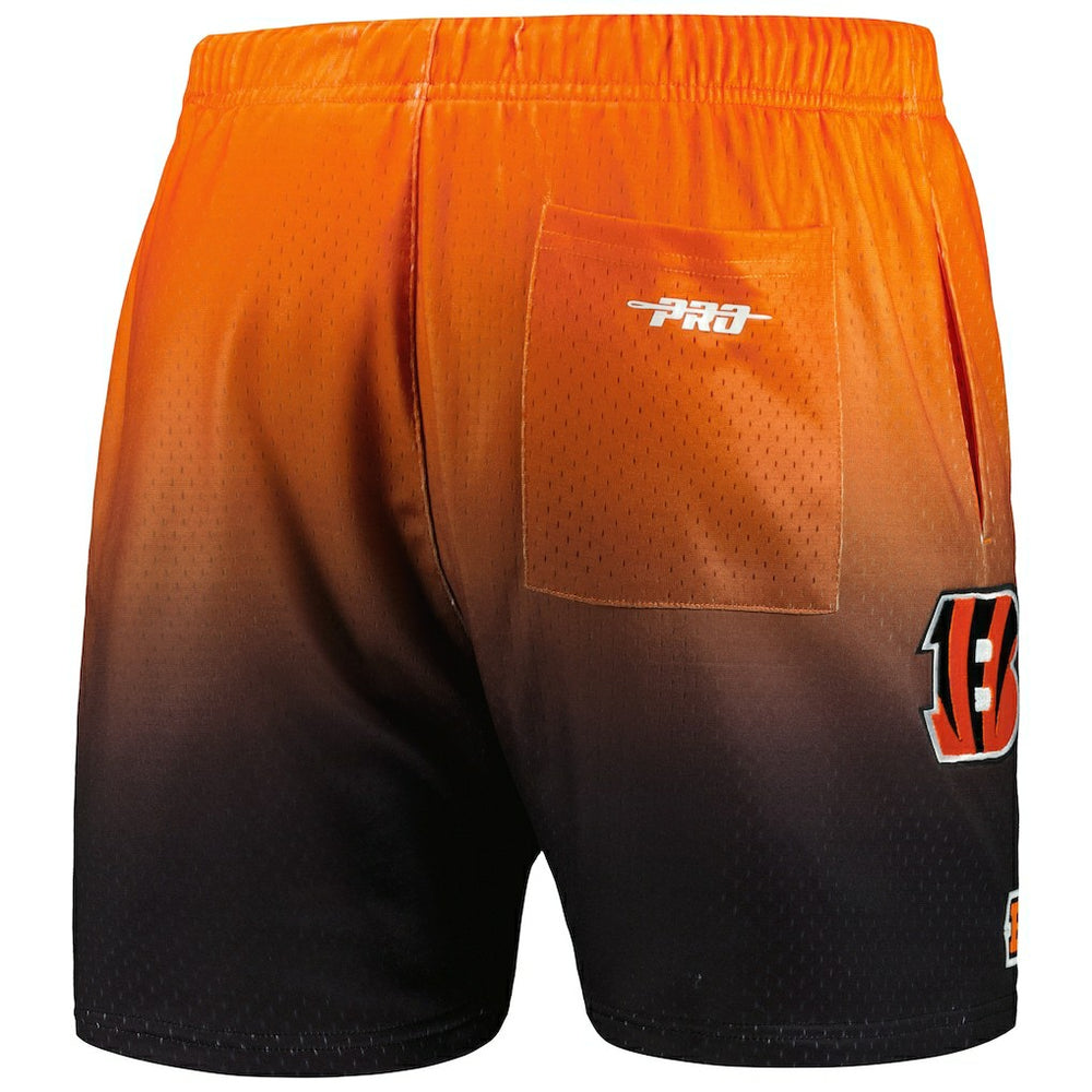 Cincinnati Bengals Pro Standard Ombre Mesh Shorts - Black/Orange outlet
