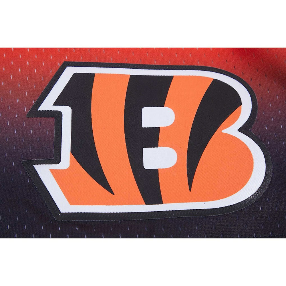 Cincinnati Bengals Pro Standard Ombre Mesh Shorts - Black/Orange outlet