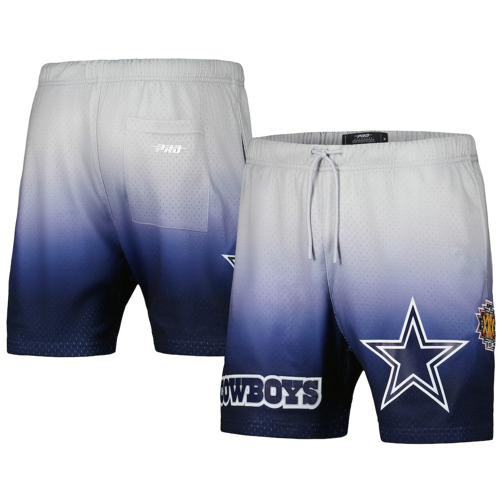 Dallas Cowboys Pro Standard Ombre Mesh Shorts - Navy/Silver online