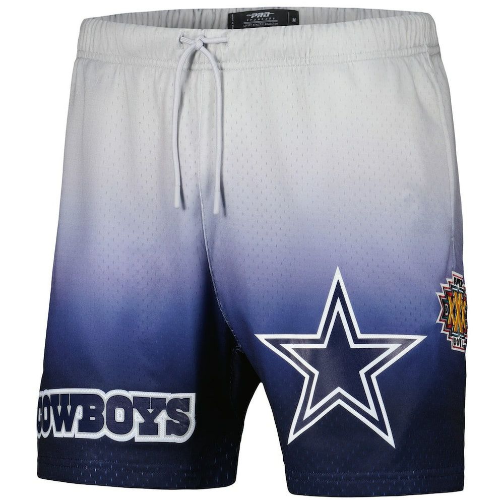 Dallas Cowboys Pro Standard Ombre Mesh Shorts - Navy/Silver online