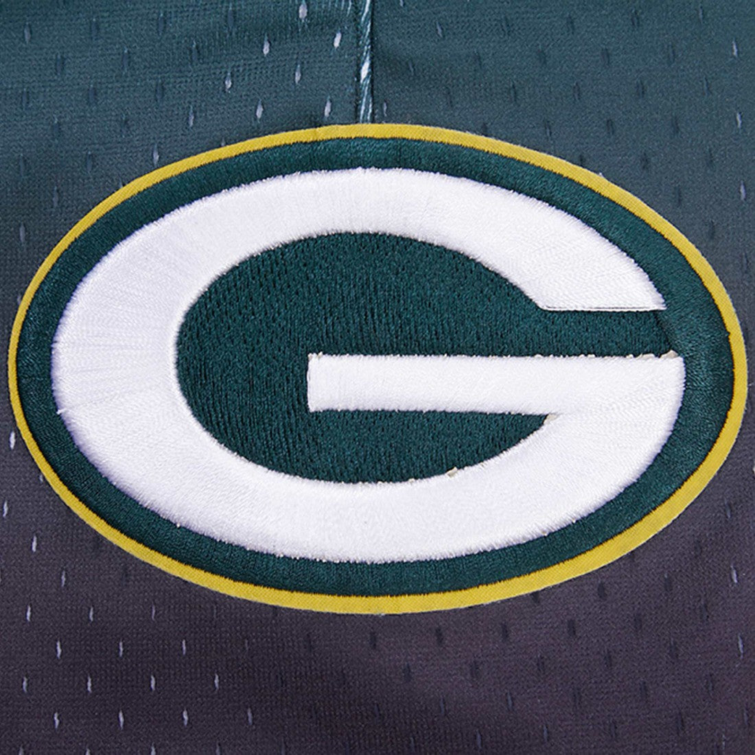 Green Bay Packers Pro Standard Ombre Mesh Shorts - Black/Green sale
