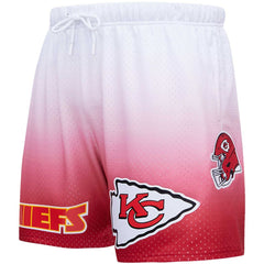Kansas City Chiefs Pro Standard Ombre Mesh Shorts - Red/White on sale