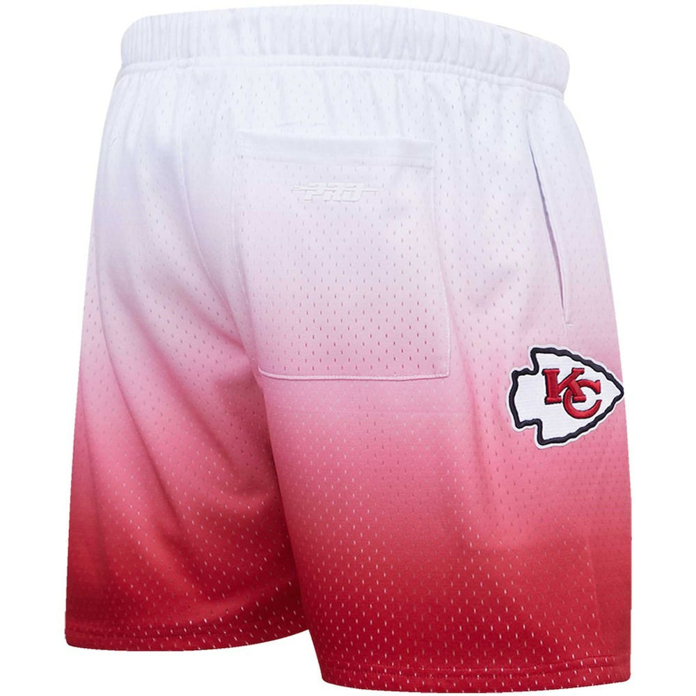 Kansas City Chiefs Pro Standard Ombre Mesh Shorts - Red/White on sale