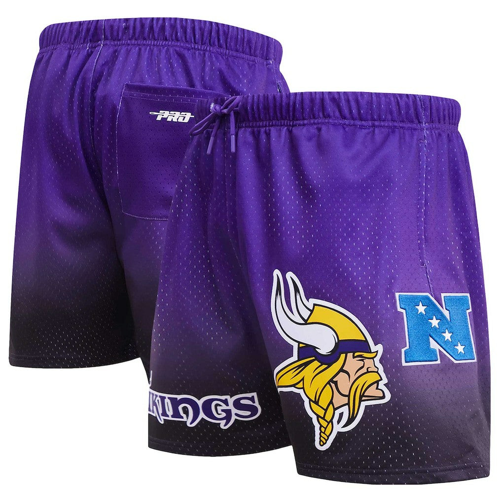 Minnesota Vikings Pro Standard Ombre Mesh Shorts - Black/Purple cheap