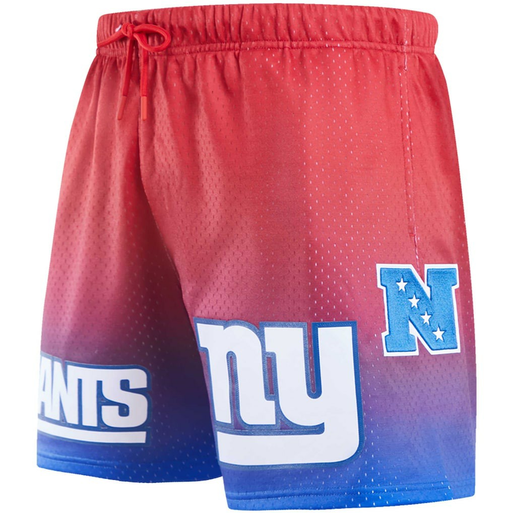 New York Giants Pro Standard Ombre Mesh Shorts - Royal/Red cheap