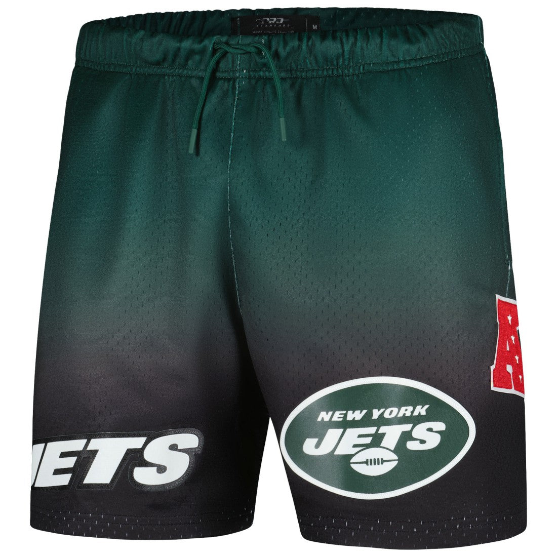 New York Jets Pro Standard Ombre Mesh Shorts - Black/Green discount