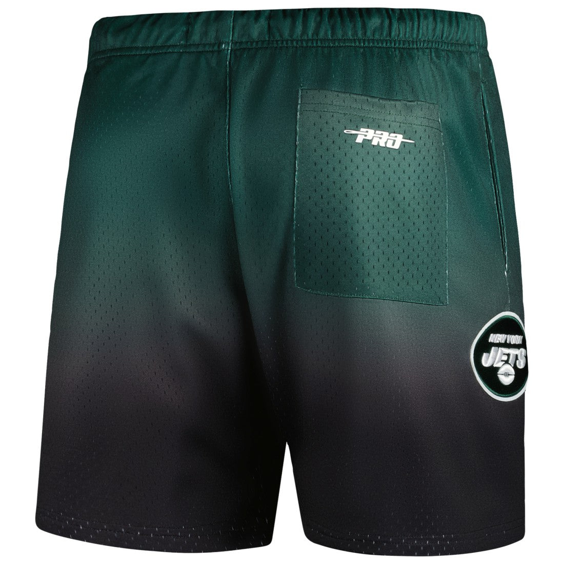 New York Jets Pro Standard Ombre Mesh Shorts - Black/Green discount