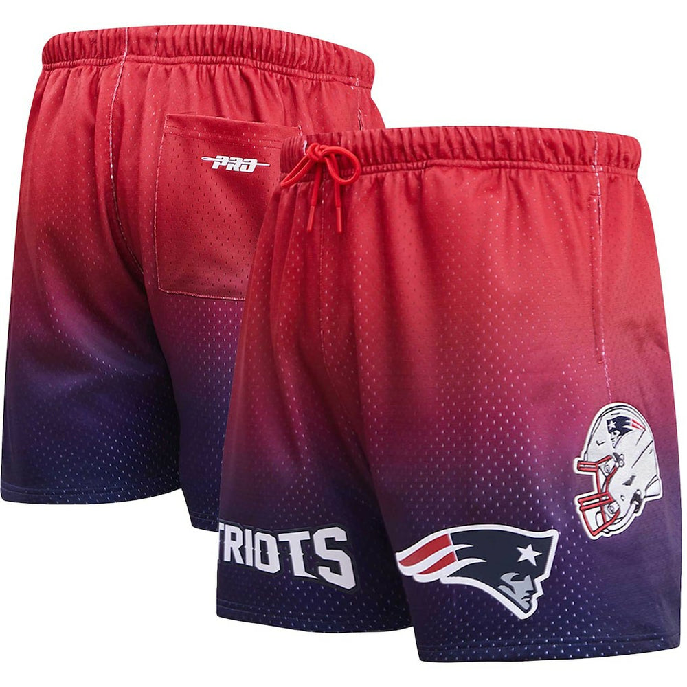 New England Patriots Pro Standard Ombre Mesh Shorts - Navy/Red discount