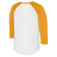 San Diego Padres Tiny Turnip Women's Bronto 3/4-Sleeve Raglan T-Shirt - White/Gold