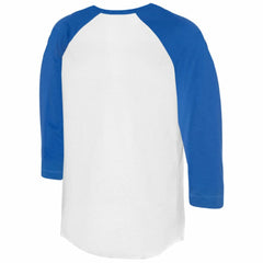 Los Angeles Dodgers Tiny Turnip Women's Heart Bat 3/4-Sleeve Raglan T-Shirt - White/Royal