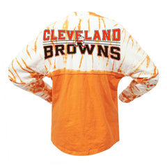 Cleveland Browns Women's Vintage Bamboo Spirit Jersey Long Sleeve T-Shirt - Orange outlet