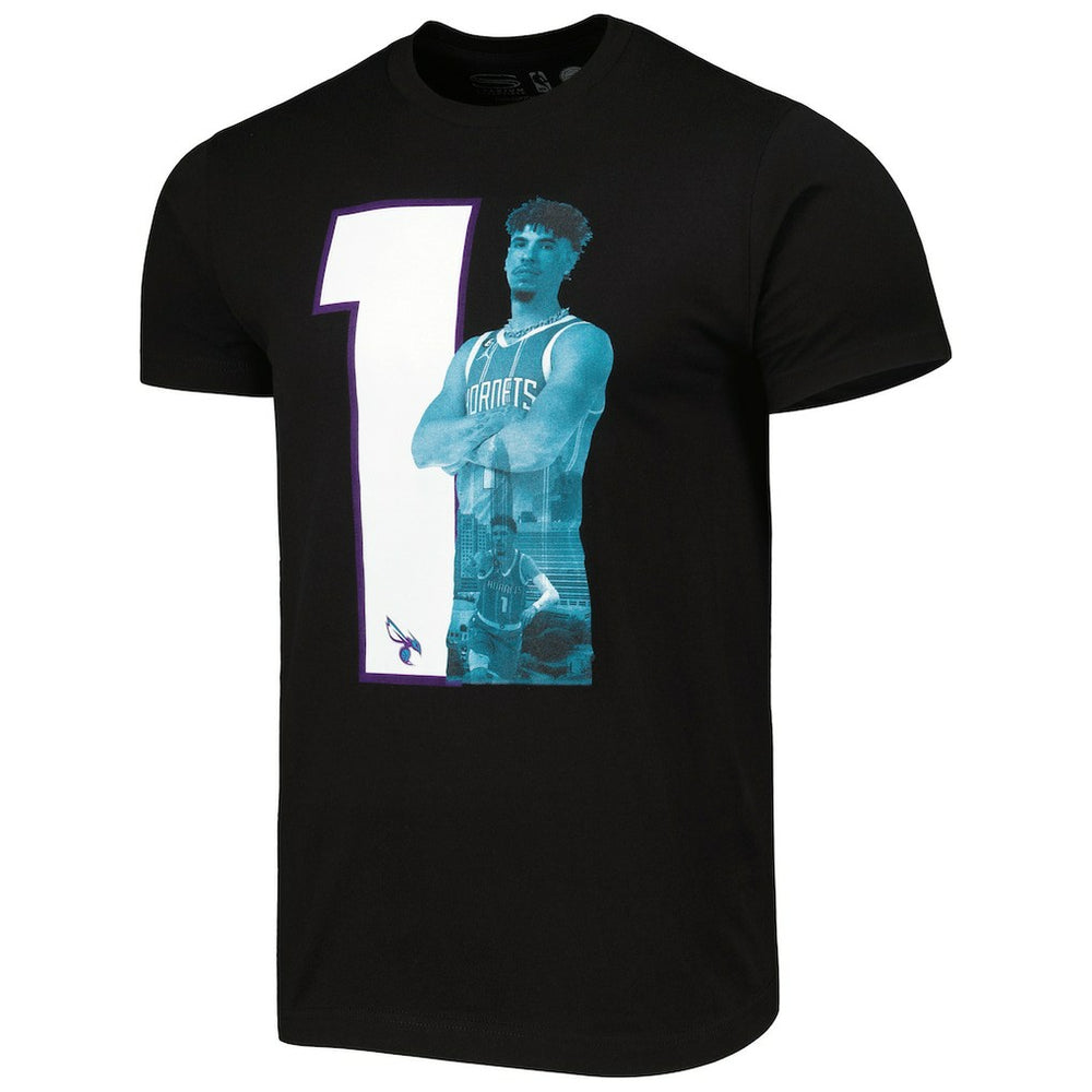 LaMelo Ball Charlotte Hornets Stadium Essentials Player Metro T-Shirt - Black cheap