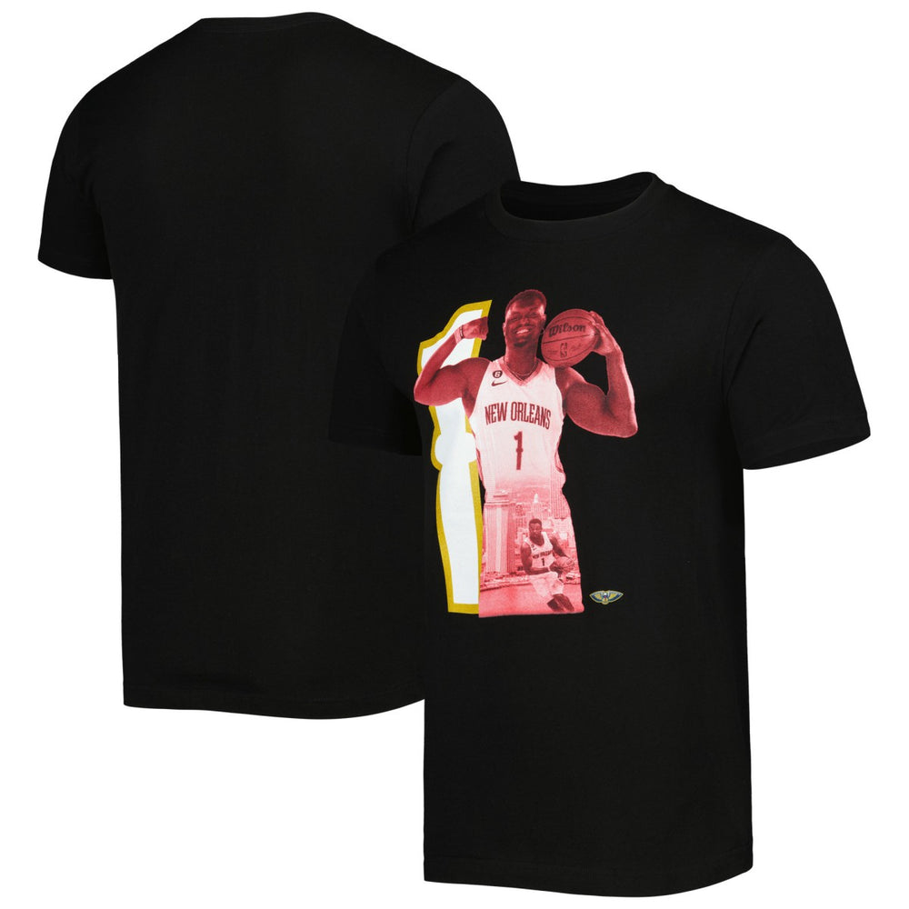 Zion Williamson New Orleans Pelicans Stadium Essentials Player Metro T-Shirt - Black for sale