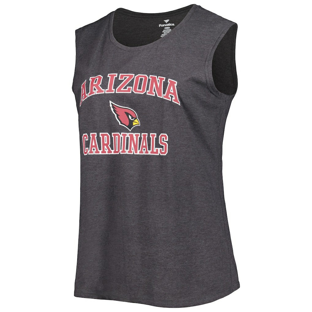 Arizona Cardinals Women's Plus Size Tank Top - Heather Charcoal on sale