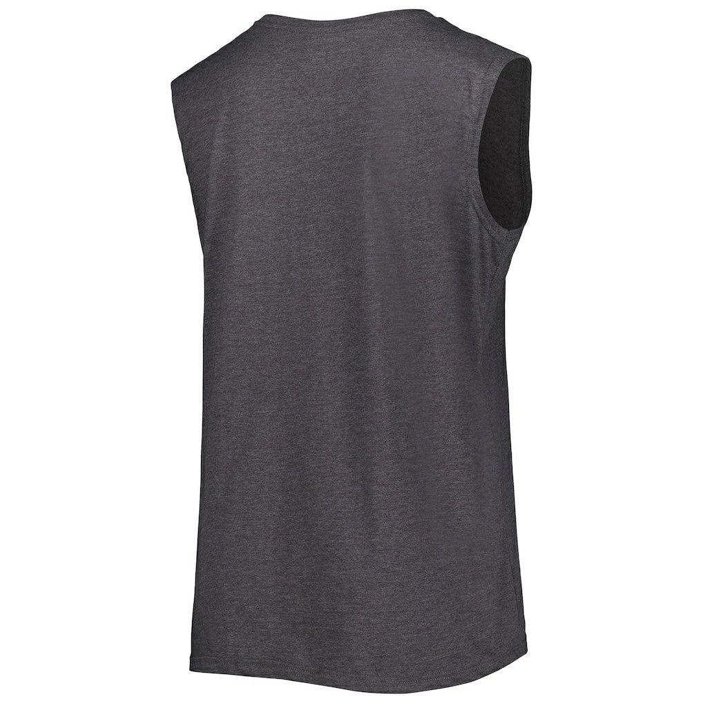 Los Angeles Chargers Women's Plus Size Tank Top - Heather Charcoal cheap