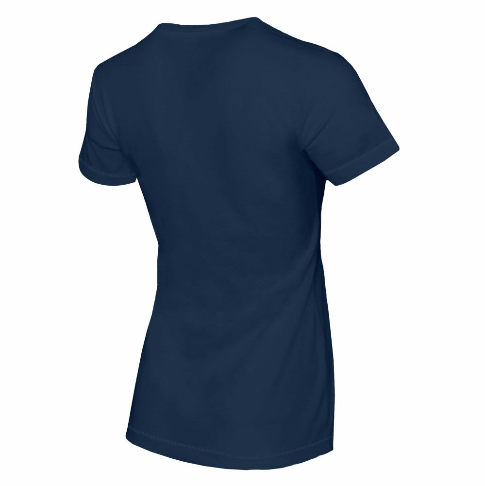 Minnesota Twins Tiny Turnip Women's Baseball Bow T-Shirt - Navy