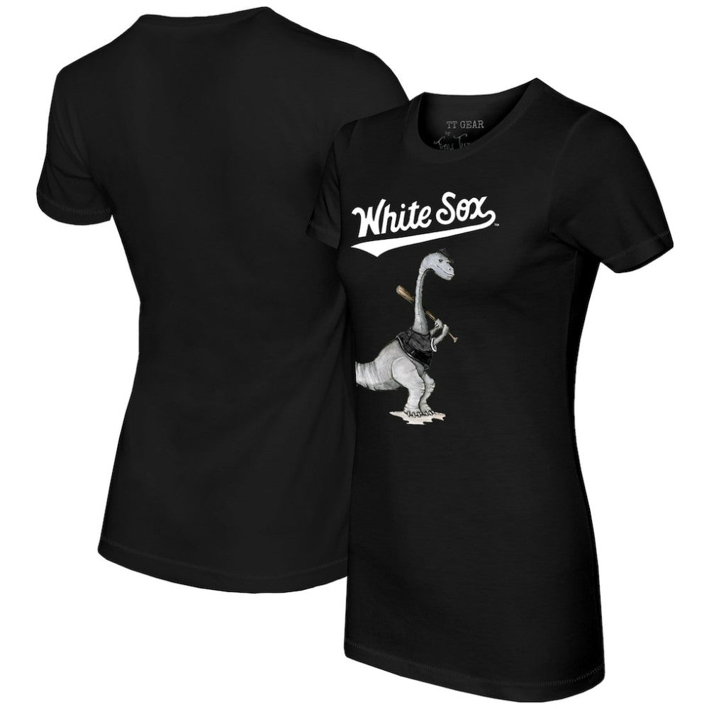 Chicago White Sox Tiny Turnip Women's Bronto T-Shirt - Black
