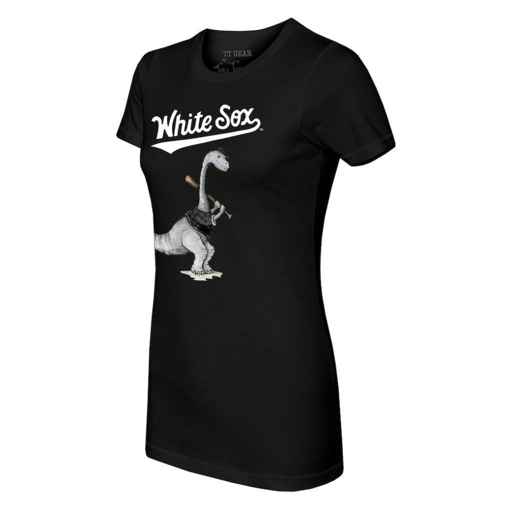 Chicago White Sox Tiny Turnip Women's Bronto T-Shirt - Black