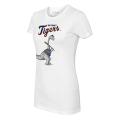 Detroit Tigers Tiny Turnip Women's Bronto T-Shirt - White