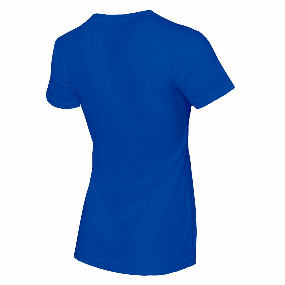 Los Angeles Dodgers Tiny Turnip Women's Heart Banner T-Shirt - Royal