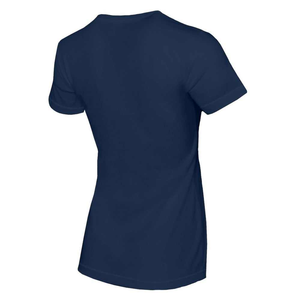 Washington Nationals Tiny Turnip Women's Heart Bat T-Shirt - Navy