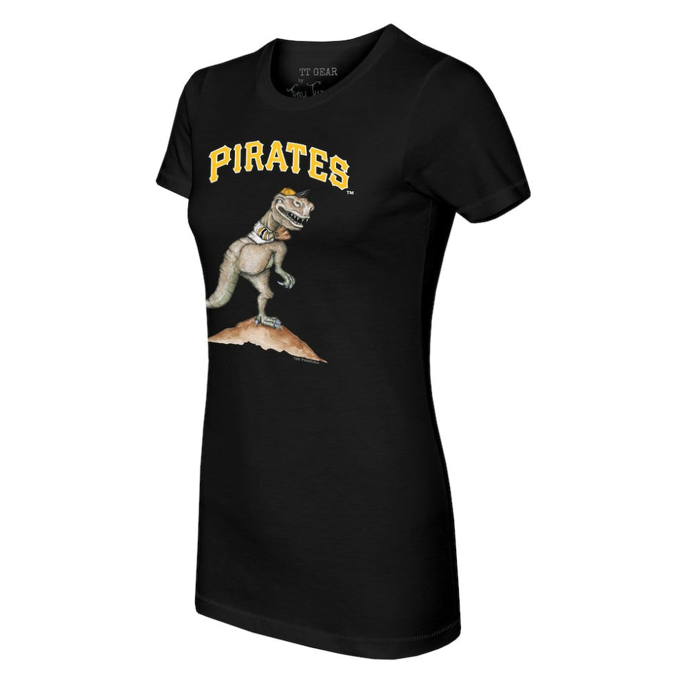 Pittsburgh Pirates Tiny Turnip Women's TT Rex T-Shirt - Black