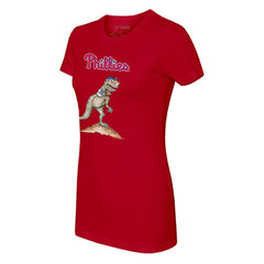 Philadelphia Phillies Tiny Turnip Women's TT Rex T-Shirt - Red